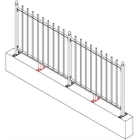 Támasztó konzol kerítésmezőhöz, opcionális