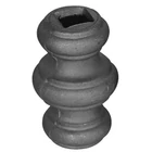 Pálcadísz, 12x12mm négyzetacélra (020)