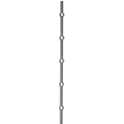 Lyukasztott négyzetacél, 12x12mm, 2m (378)