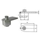 Csapágyas felső forgáspont, hegeszthető, állítható (450.2A)