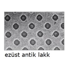 CADORE kovácsolt kilincs rozettákkal, biztonsági záras lyukkal, galvanizált, ezüst antik lakkozott (847)