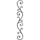 Kézi kovácsolt bordűr köracélból (184)