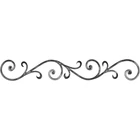 Kézi kovácsolt bordűr köracélból (184)