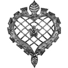 Barokk elem, szegecselt (321)