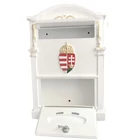 Postaláda, címeres, fehét (039/G)