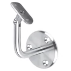 Rozsdamentes csuklós kapaszkodó konzol csőhöz (AISI 304 - V2A), többféle méretben