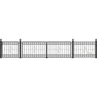 VELENCE kovácsoltvas nagy-és kiskapu, kerítésmező