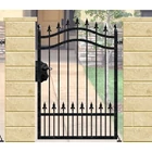 BÜKK kovácsoltvas nagy-és kiskapu, kerítésmező