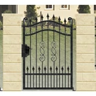 DUNA kovácsoltvas nagy-és kiskapu, kerítésmező