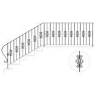 Kovácsoltvas korlát