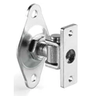 Felső forgáspont csavarozható talppal, állítható