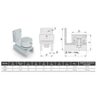 Csapágyas alsó forgáspont, zsírzó csonkkal, csavarozható