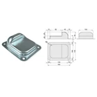 Csavarozható kétszárnyú nagykapu ütköző