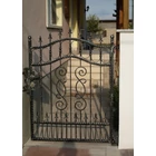 DUNA kovácsoltvas nagy-és kiskapu, kerítésmező