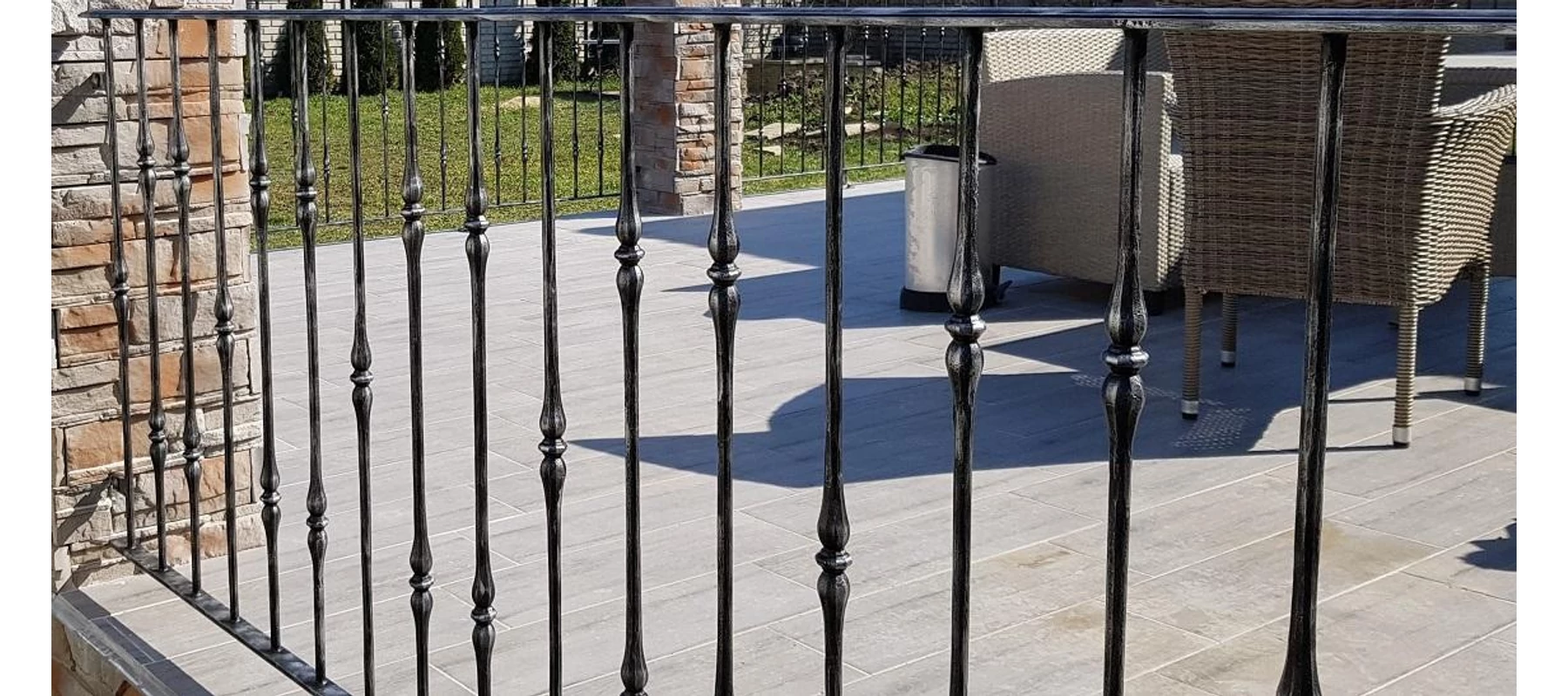 Kovácsolt korlát elemek