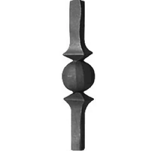 Kovácsolt pálcadísz, 14x14mm négyzetacélhoz (586/A)