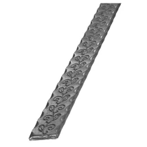 Korlát profil, mángorolt, virágmintás, 40x8mm, 3m (252)
