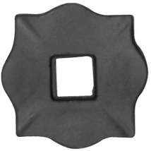 Talprozetta, 100x100x10mm, 25mm (234/B)