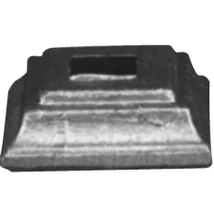 Talprozetta, 80x80mm, 40,5mm (238/B)