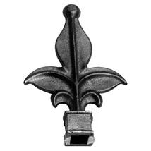 Öntvény csúcsdísz, pálcára húzható, nem tűzihorganyozható (747)