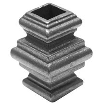 Öntvény pálcadísz, 16x16mm négyzatacélra, nem tűzihorganyozható (602)