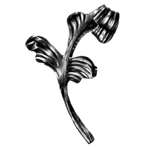 Kovácsolt díszlevél (617)