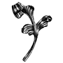 Kovácsolt díszlevél (618)