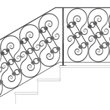 Kovácsoltvas korlát