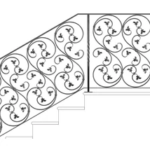 Kovácsoltvas korlát