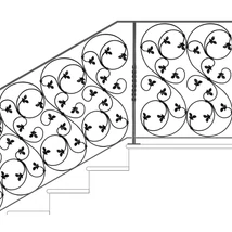 Kovácsoltvas korlát