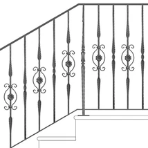 Kovácsoltvas korlát