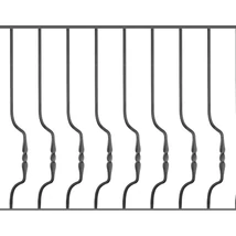 Kovácsoltvas korlát