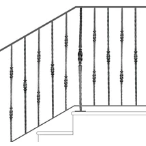 Kovácsoltvas korlát