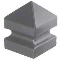 Dekoratív kupak zártszelvényre 120x120mm