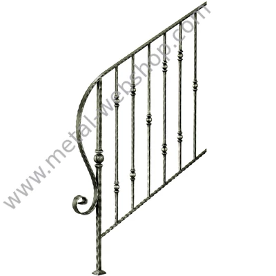 Kovácsoltvas korlát