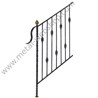 Kovácsoltvas korlát