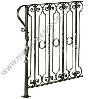 Kovácsoltvas korlát