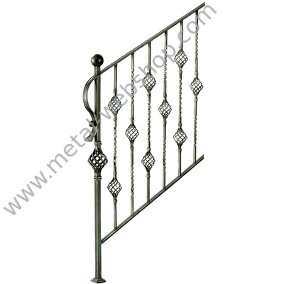 Kovácsoltvas korlát