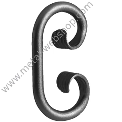 C elem kovácsolt véggel