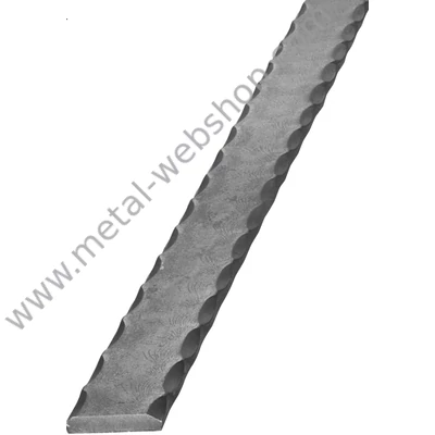 Mángorolt laposacél, 25x6mm, 3m (014)