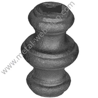 Pálcadísz, 14x14mm négyzetacélra (596)