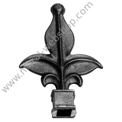 Öntvény csúcsdísz, pálcára húzható, nem tűzihorganyozható (747)