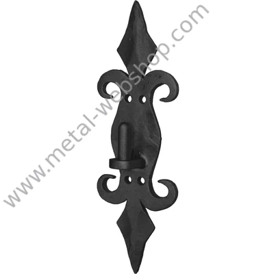 Kovácsolt forgáspont 15.200 és 15.201 ajtópántokhoz, masszív, festetlen (064/B)