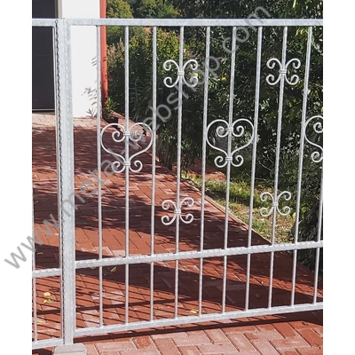 Kovácsolt S elem, 115x230mm, 12x6mm (567/A)