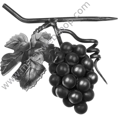 Kovácsoltvas szőlőfürt, míves (700/A)