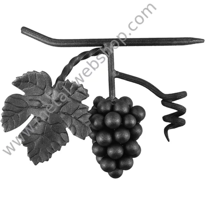 Kovácsoltvas szőlőfürt, míves (700/B)