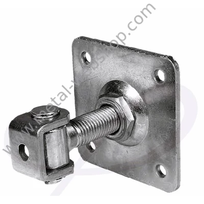 Kapu zsanér, állítható, csavarozható talppal (057/B)