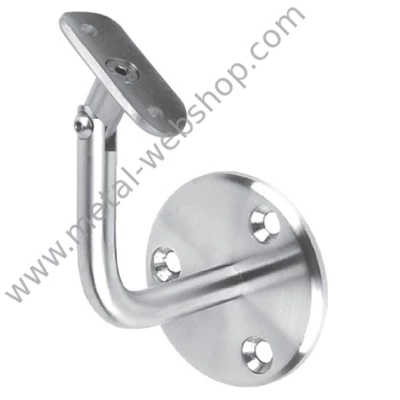 Rozsdamentes csuklós kapaszkodó konzol csőhöz (AISI 304 - V2A), többféle méretben