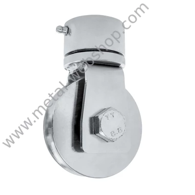 Harmónika kapu görgő, forgó konzollal, csapágyas