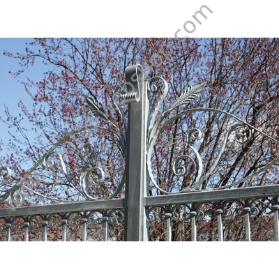 ARTEMIDE kétszárnyú kovácsoltvas nagykapu standard méretekben gyártva